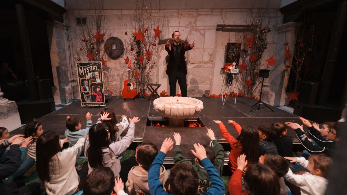 Miguel Sevilla en el espectáculo Maravillas