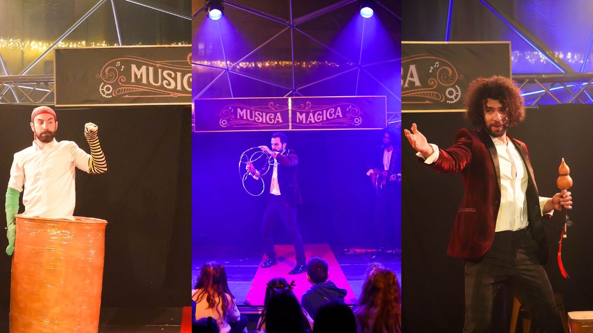 Espectaculo musica magica en directo en Burgos Iglú